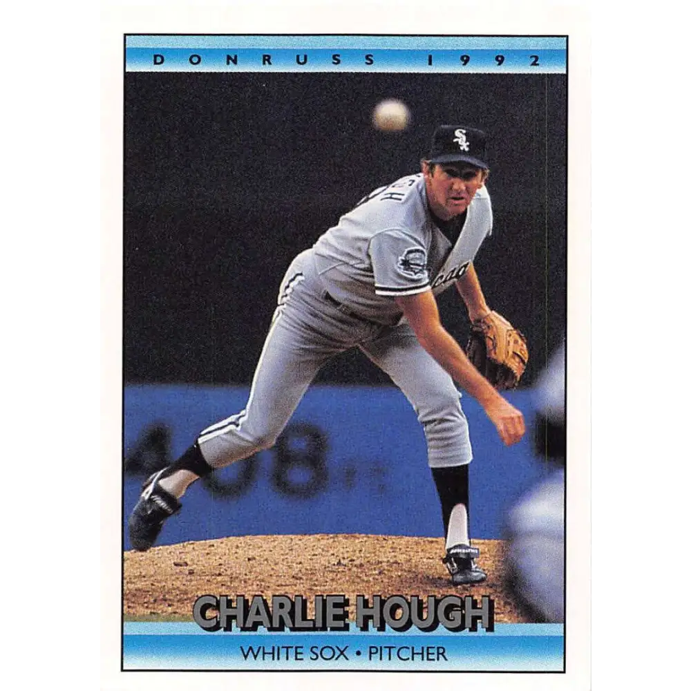 1992 Donruss #69 Charlie Hough NM-MT Chicago White Sox Baseball Card Image 1