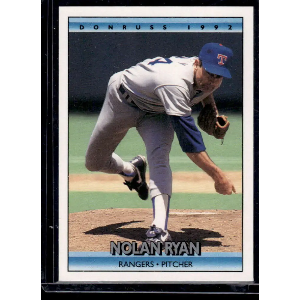1992 Donruss #707 Nolan Ryan Texas Rangers NM-MT Baseball Card Image 1
