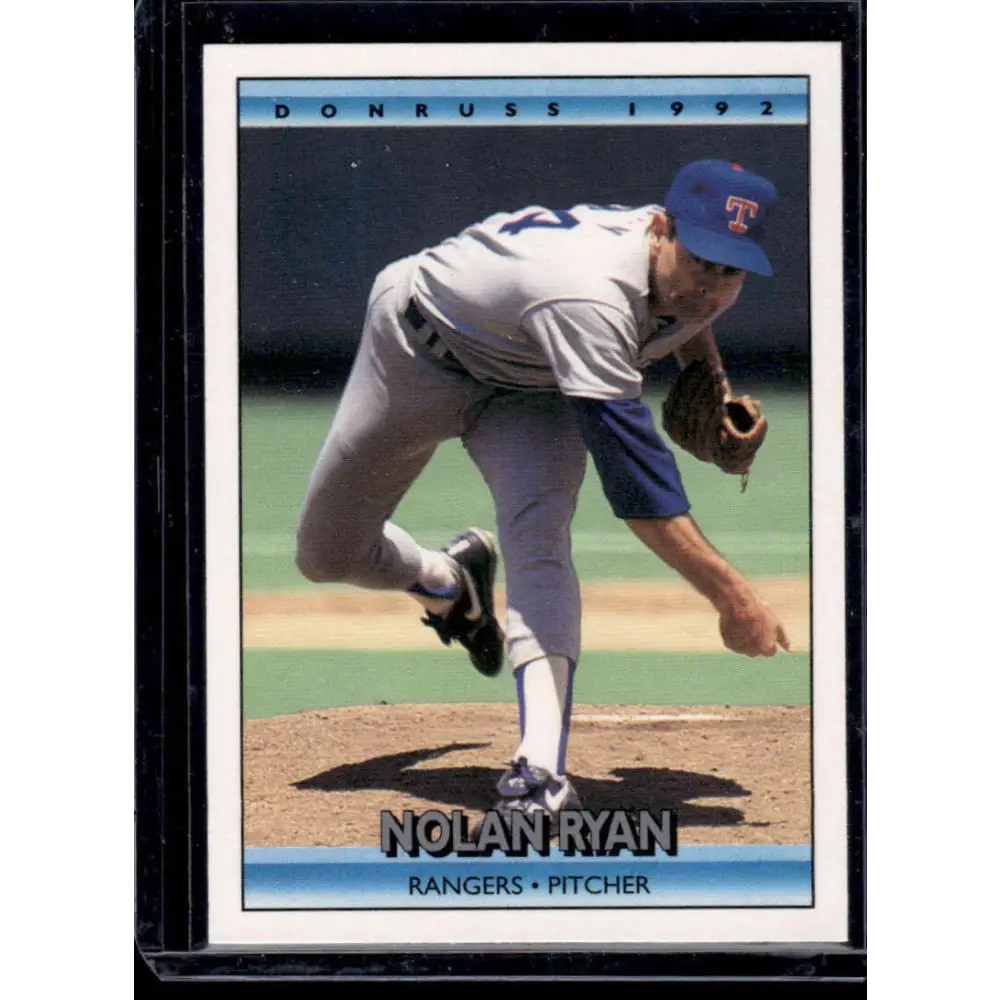 1992 Donruss #707 Nolan Ryan Texas Rangers NM-MT Baseball Card Image 1