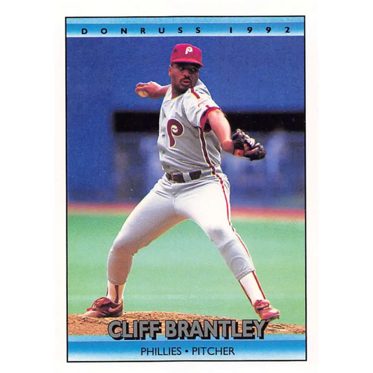1992 Donruss #722 Cliff Brantley NM-MT RC Rookie Philadelphia Phillies Baseball Card Image 1