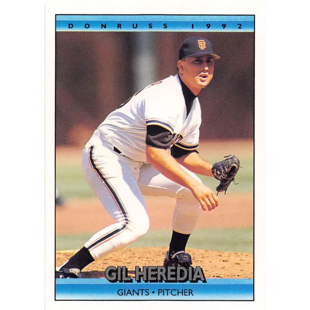 1992 Donruss #737 Gil Heredia NM-MT RC Rookie San Francisco Giants Baseball Card Image 1
