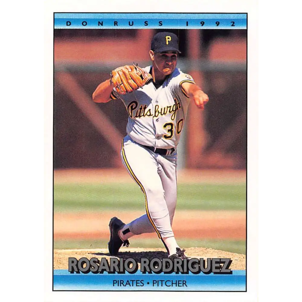 1992 Donruss #748 Rosario Rodriguez NM-MT Pittsburgh Pirates Baseball Card Image 1