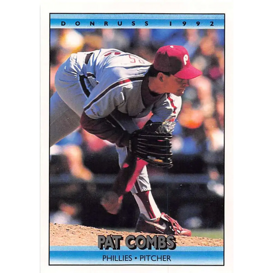 1992 Donruss #76 Pat Combs NM-MT Philadelphia Phillies Baseball Card Image 1