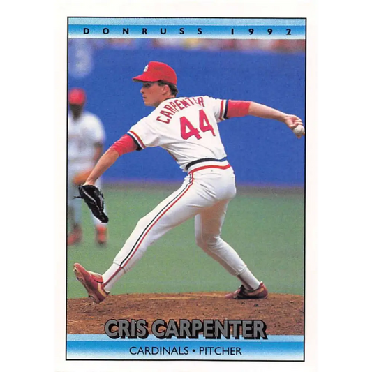 1992 Donruss #79 Cris Carpenter NM-MT St. Louis Cardinals Baseball Card Image 1