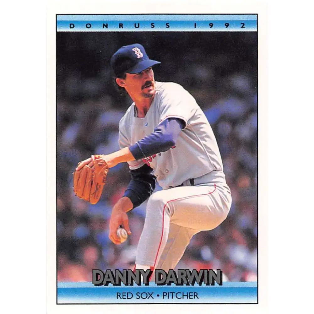 1992 Donruss #87 Danny Darwin NM-MT Boston Red Sox Baseball Card Image 1