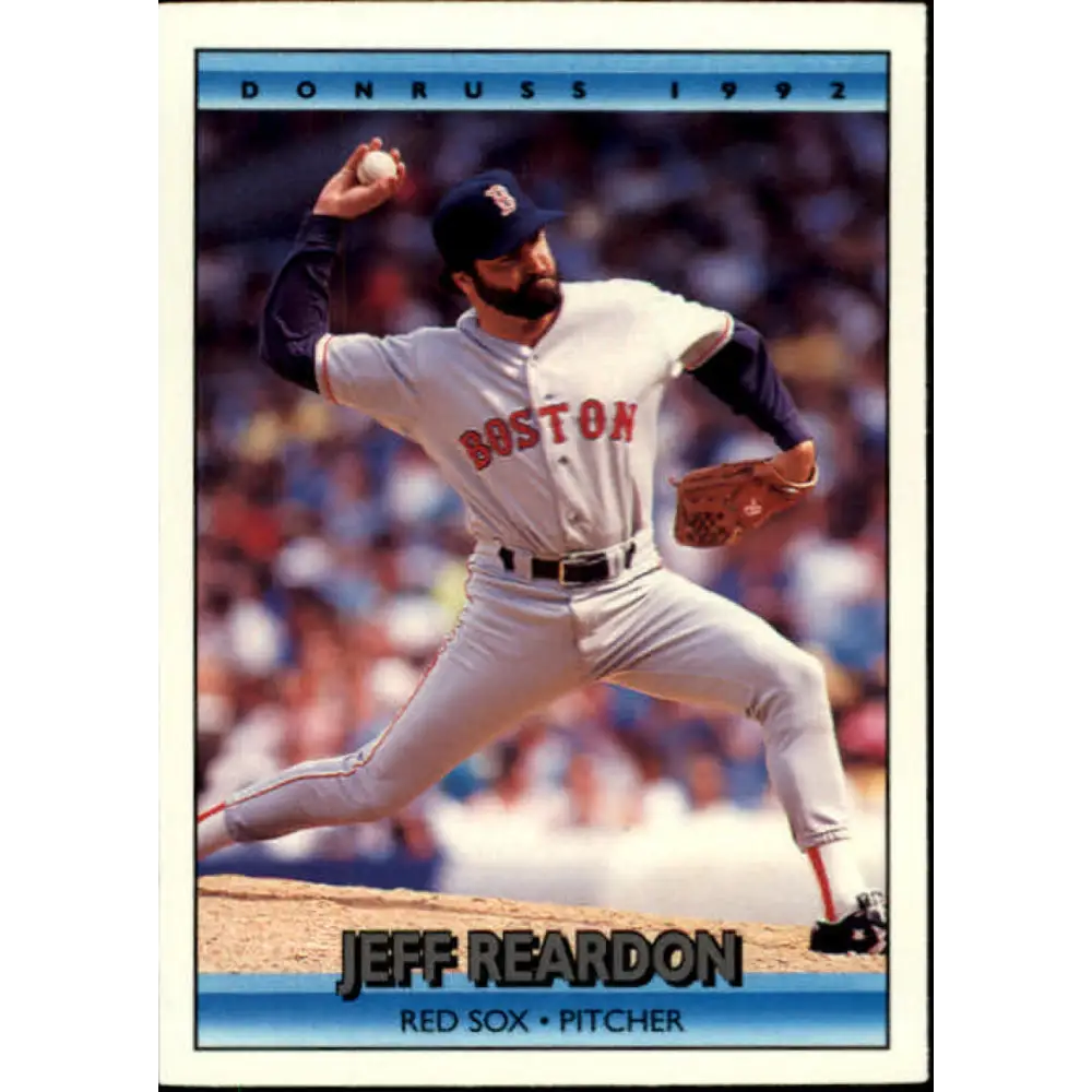 1992 Donruss #89 Jeff Reardon NM-MT Boston Red Sox Baseball Card Image 1
