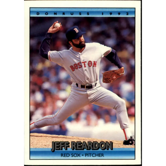 1992 Donruss #89 Jeff Reardon NM-MT Boston Red Sox Baseball Card Image 1