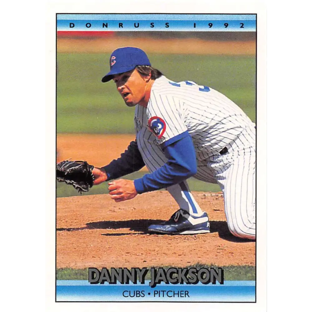 1992 Donruss #91 Danny Jackson NM-MT Chicago Cubs Baseball Card Image 1