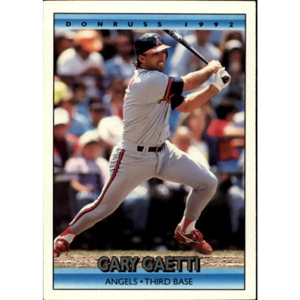 1992 Donruss #96 Gary Gaetti NM-MT California Angels Baseball Card Image 1