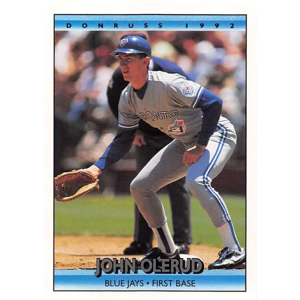 1992 Donruss #98 John Olerud NM-MT Toronto Blue Jays Baseball Card Image 1