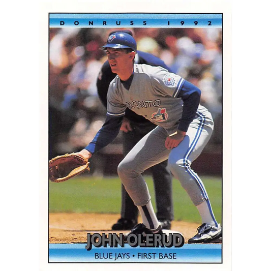 1992 Donruss #98 John Olerud NM-MT Toronto Blue Jays Baseball Card Image 1