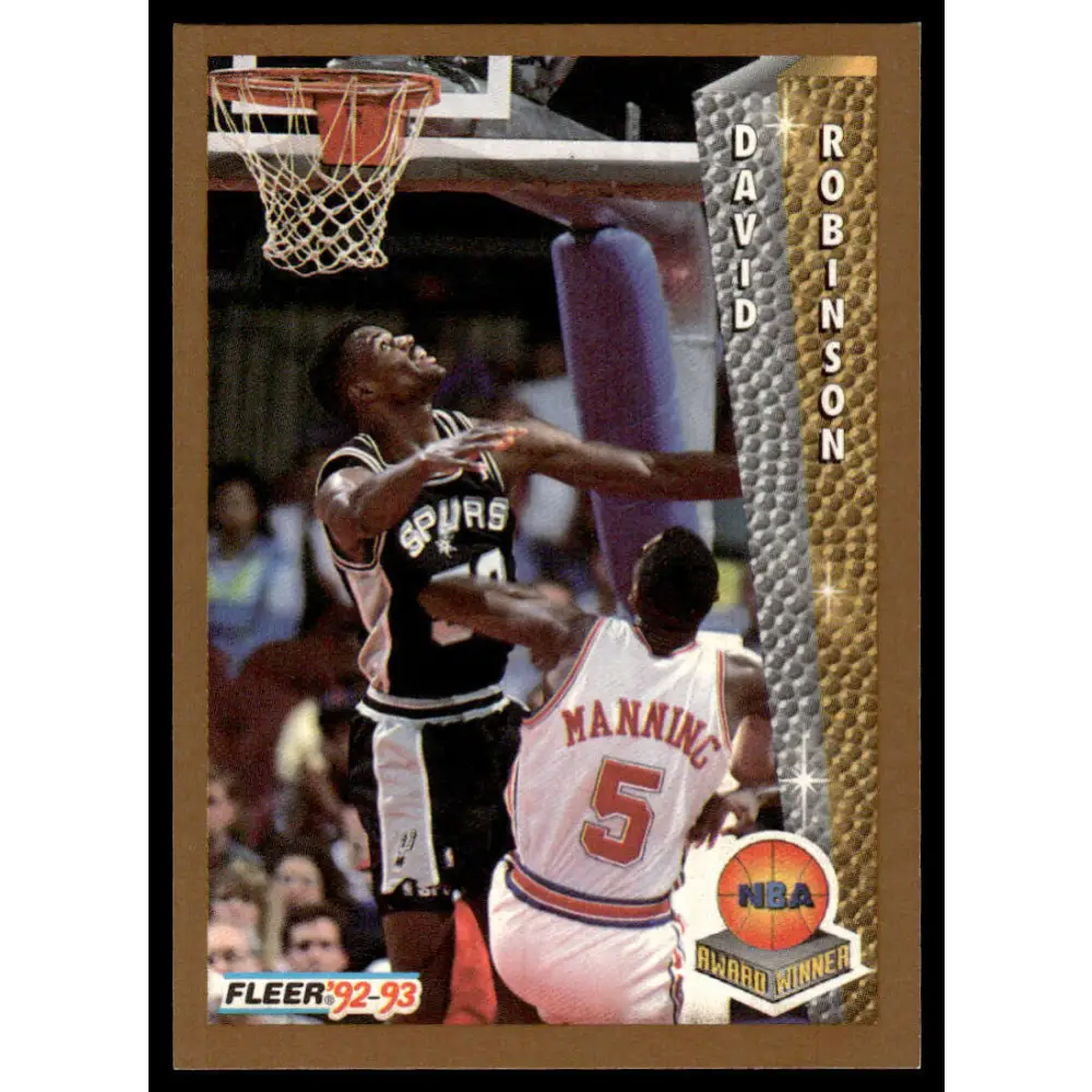 1992 Fleer #248 David Robinson NM/MT San Antonio Spurs Basketball Card Image 1