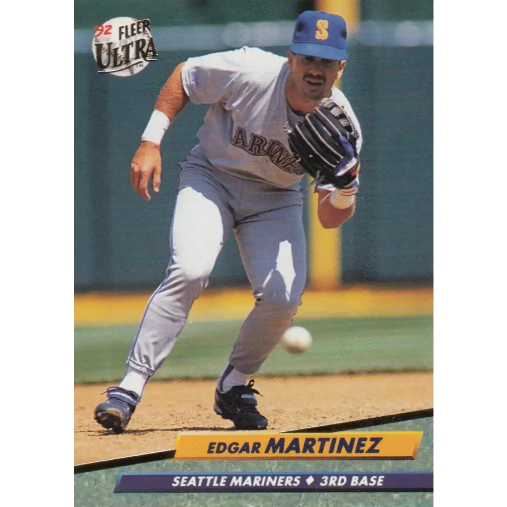 1992 Fleer Ultra #126 Edgar Martinez NM-MT Seattle Mariners Baseball Card Image 1