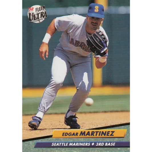 1992 Fleer Ultra #126 Edgar Martinez NM-MT Seattle Mariners Baseball Card Image 1
