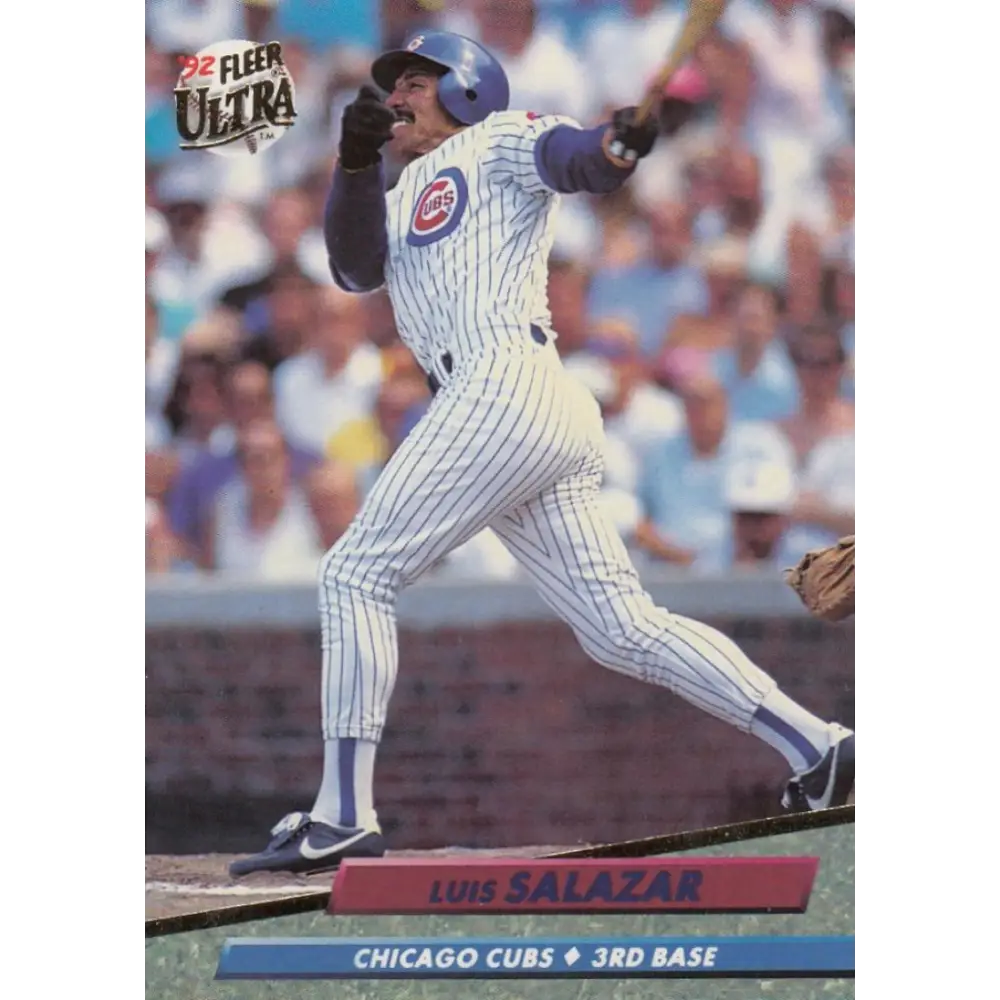 1992 Fleer Ultra #179 Luis Salazar NM-MT Chicago Cubs Baseball Card Image 1