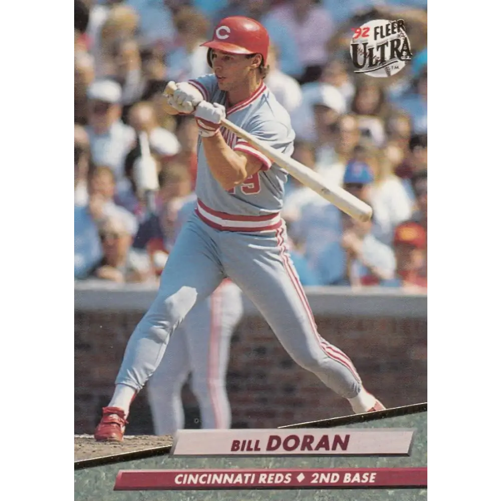 1992 Fleer Ultra #188 Bill Doran NM-MT Cincinnati Reds Baseball Card Image 1
