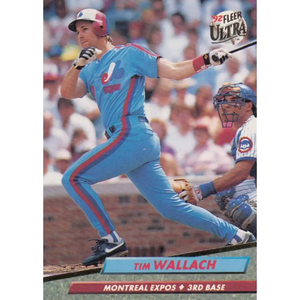 1992 Fleer Ultra #226 Tim Wallach NM-MT Montreal Expos Baseball Card Image 1