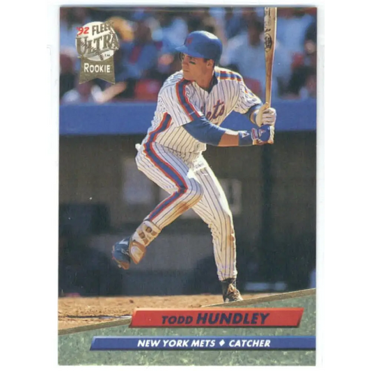 1992 Fleer Ultra #233 Todd Hundley NM-MT New York Mets Baseball Card Image 1
