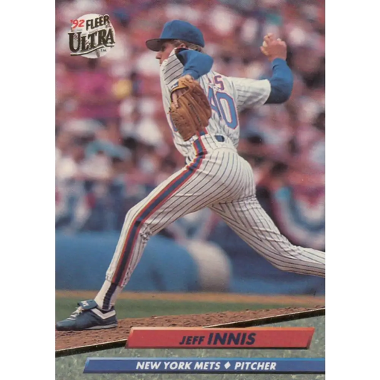 1992 Fleer Ultra #234 Jeff Innis NM-MT New York Mets Baseball Card Image 1