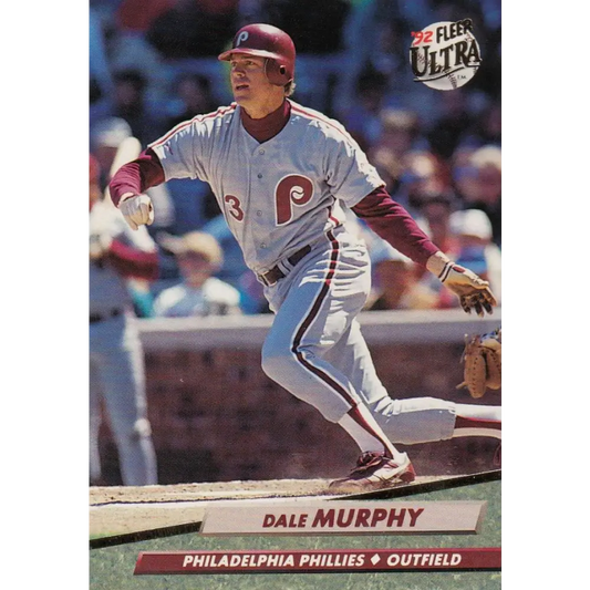 1992 Fleer Ultra #249 Dale Murphy NM-MT Philadelphia Phillies Baseball Card Image 1