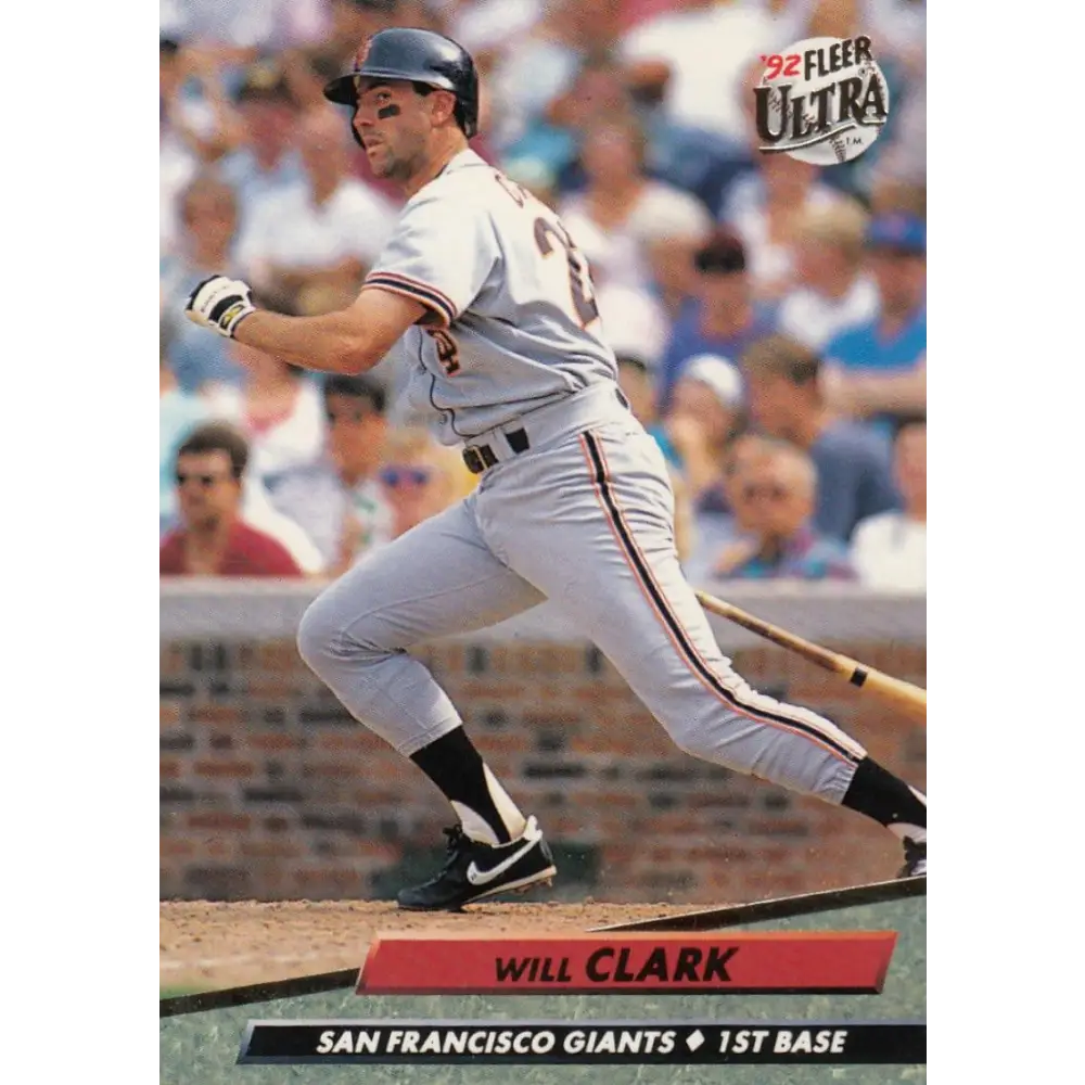 1992 Fleer Ultra #287 Will Clark NM-MT San Francisco Giants Baseball Card Image 1