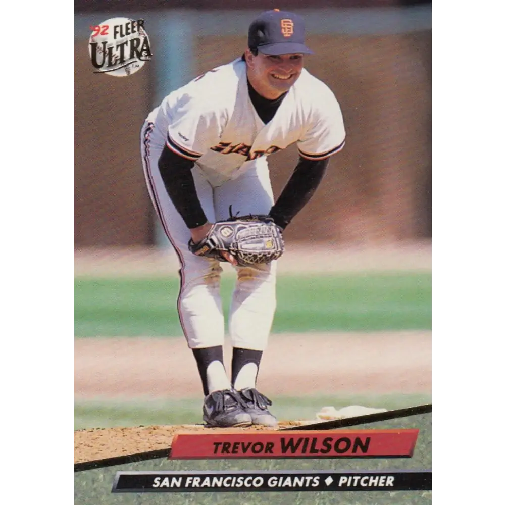 1992 Fleer Ultra #297 Trevor Wilson NM-MT San Francisco Giants Baseball Card Image 1
