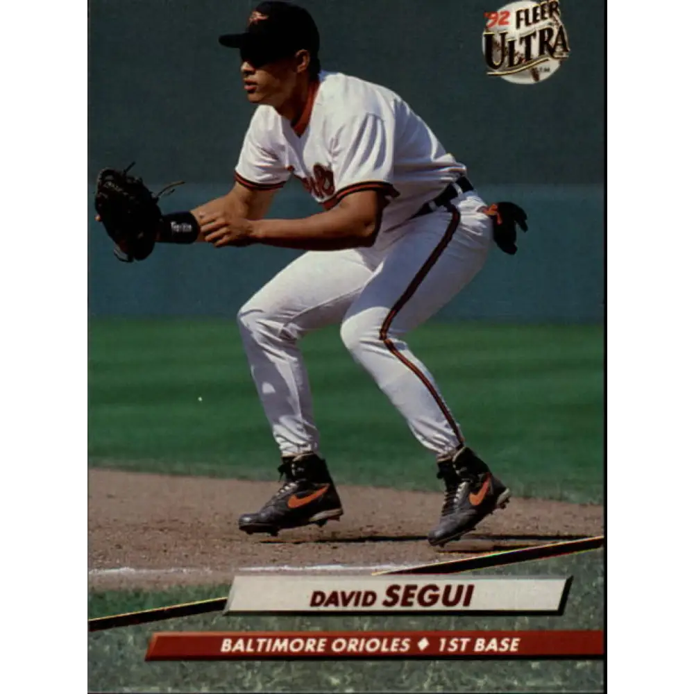 1992 Fleer Ultra #308 David Segui NM-MT Baltimore Orioles Baseball Card Image 1