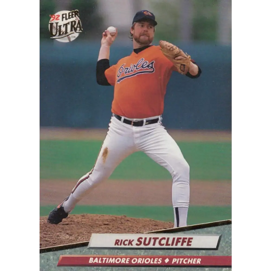 1992 Fleer Ultra #309 Rick Sutcliffe NM-MT Baltimore Orioles Baseball Card Image 1