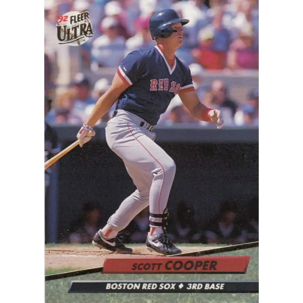 1992 Fleer Ultra #312 Scott Cooper NM-MT Boston Red Sox Baseball Card Image 1