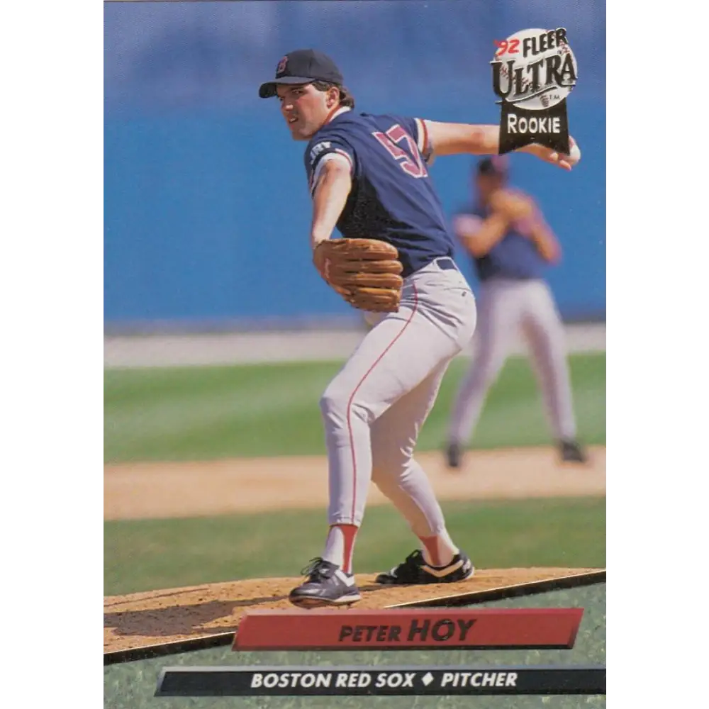 1992 Fleer Ultra #315 Peter Hoy NM-MT RC Rookie Boston Red Sox Baseball Card Image 1