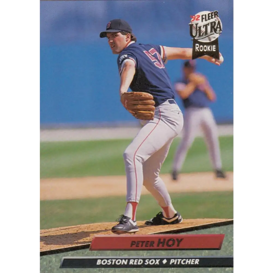1992 Fleer Ultra #315 Peter Hoy NM-MT RC Rookie Boston Red Sox Baseball Card Image 1