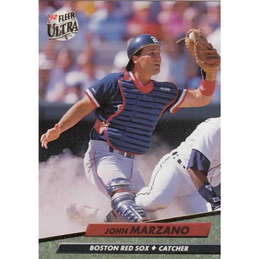 1992 Fleer Ultra #316 John Marzano NM-MT Boston Red Sox Baseball Card Image 1