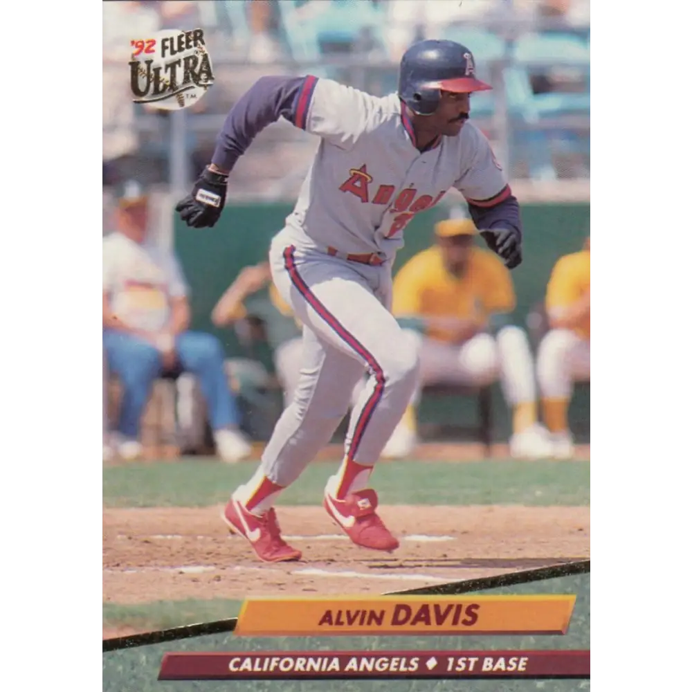 1992 Fleer Ultra #324 Alvin Davis NM-MT California Angels Baseball Card Image 1