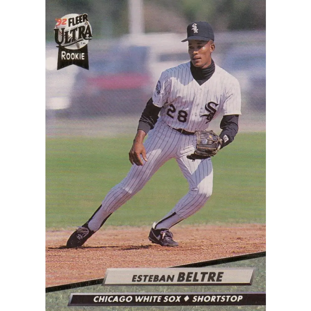 1992 Fleer Ultra #333 Esteban Beltre NM-MT RC Rookie Chicago White Sox Baseball Card Image 1