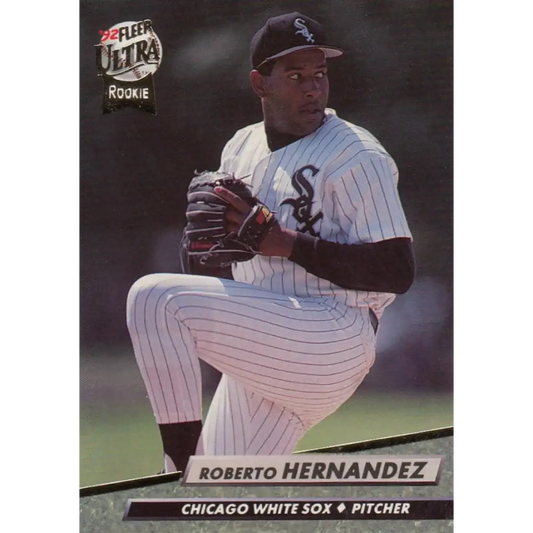1992 Fleer Ultra #336 Roberto Hernandez NM-MT Chicago White Sox Baseball Card Image 1