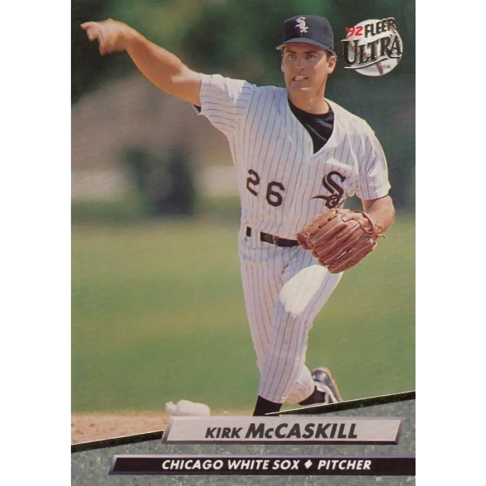 1992 Fleer Ultra #338 Kirk McCaskill NM-MT Chicago White Sox Baseball Card Image 1