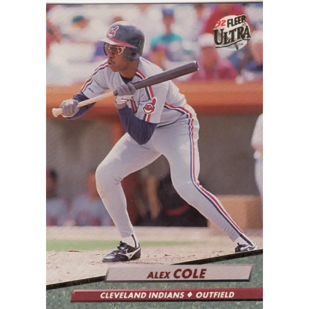 1992 Fleer Ultra #345 Alex Cole NM-MT Cleveland Indians Baseball Card Image 1