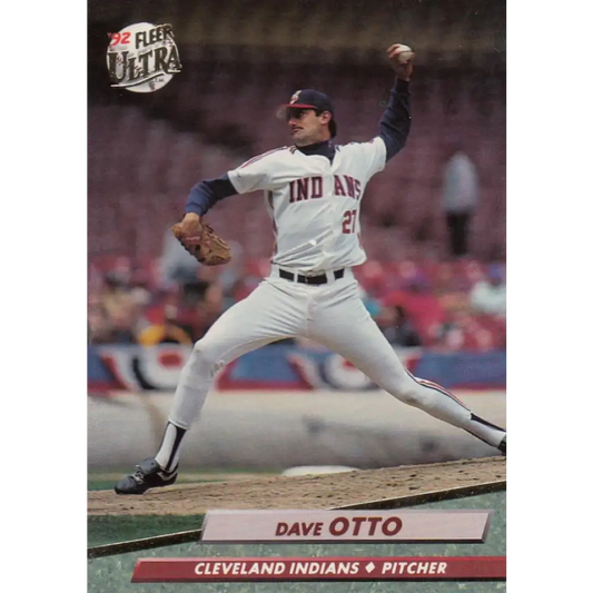 1992 Fleer Ultra #354 Dave Otto NM-MT Cleveland Indians Baseball Card Image 1