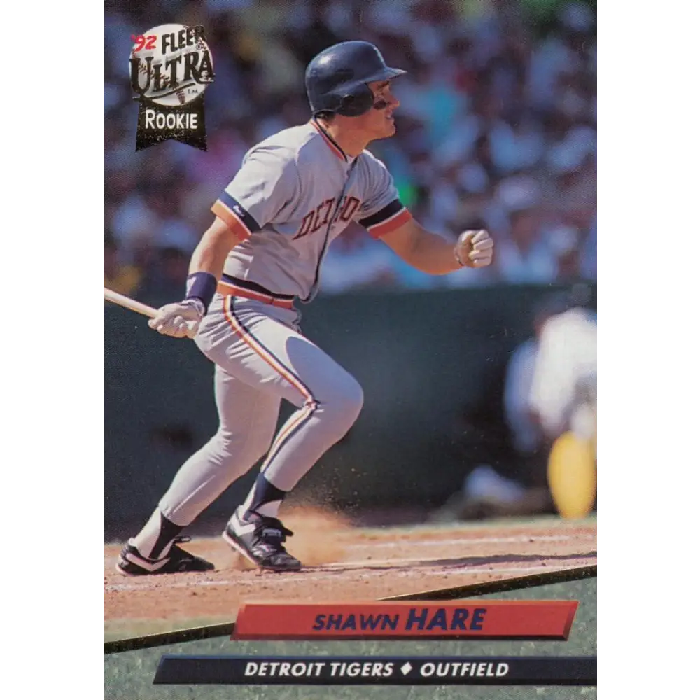 1992 Fleer Ultra #363 Shawn Hare NM-MT RC Rookie Detroit Tigers Baseball Card Image 1