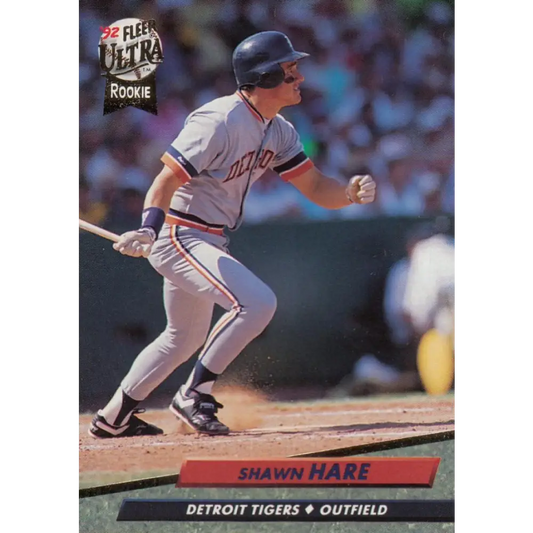 1992 Fleer Ultra #363 Shawn Hare NM-MT RC Rookie Detroit Tigers Baseball Card Image 1