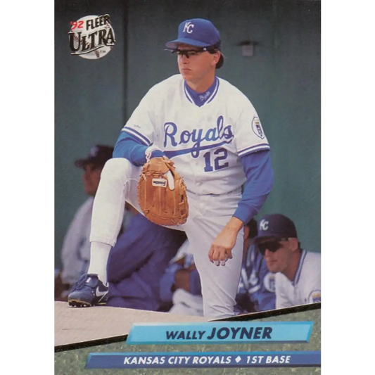 1992 Fleer Ultra #373 Wally Joyner NM-MT Kansas City Royals Baseball Card Image 1