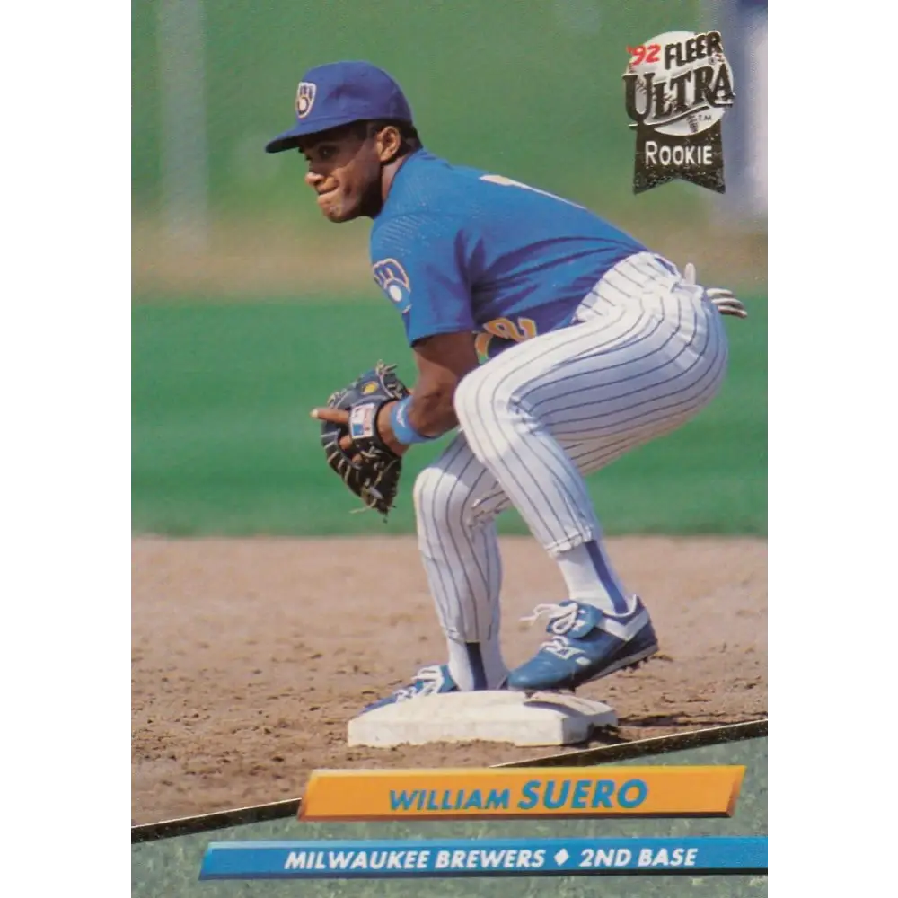 1992 Fleer Ultra #391 William Suero NM-MT Milwaukee Brewers Baseball Card Image 1