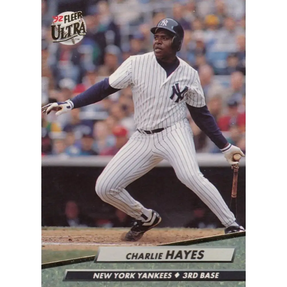 1992 Fleer Ultra #407 Charlie Hayes NM-MT New York Yankees Baseball Card Image 1