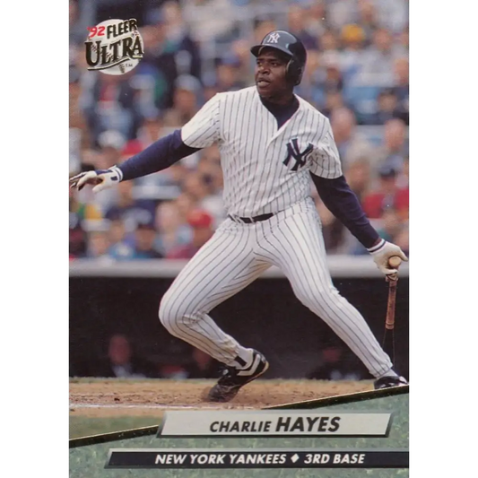 1992 Fleer Ultra #407 Charlie Hayes NM-MT New York Yankees Baseball Card Image 1
