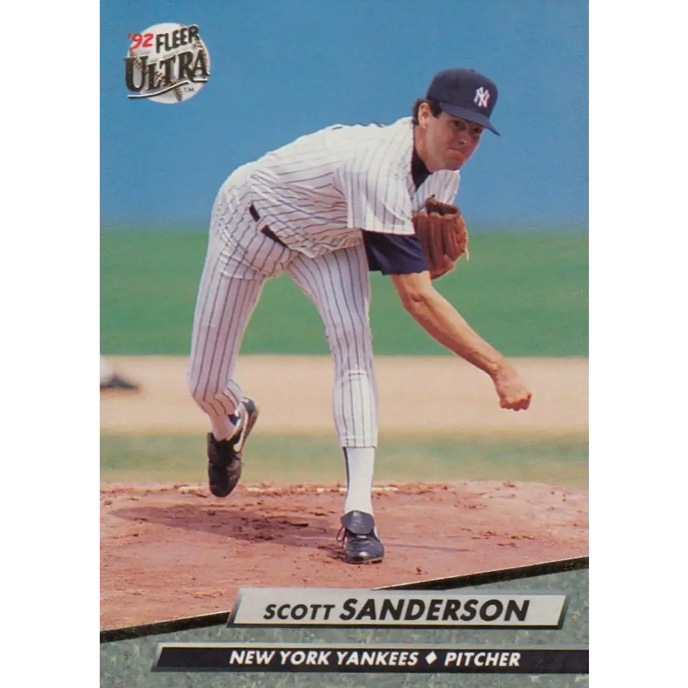 1992 Fleer Ultra #414 Scott Sanderson NM-MT New York Yankees Baseball Card Image 1