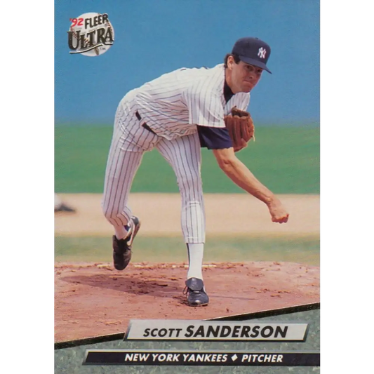 1992 Fleer Ultra #414 Scott Sanderson NM-MT New York Yankees Baseball Card Image 1