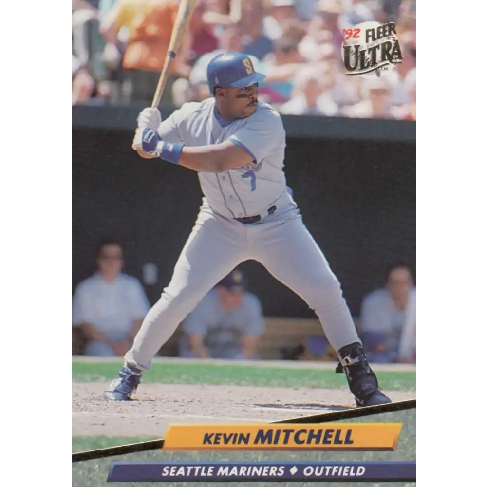 1992 Fleer Ultra #434 Kevin Mitchell NM-MT Seattle Mariners Baseball Card Image 1