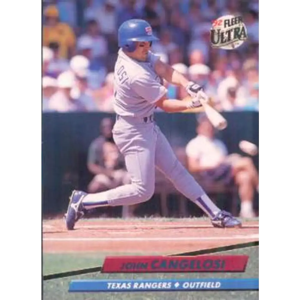1992 Fleer Ultra #439 John Cangelosi NM-MT Texas Rangers Baseball Card Image 1