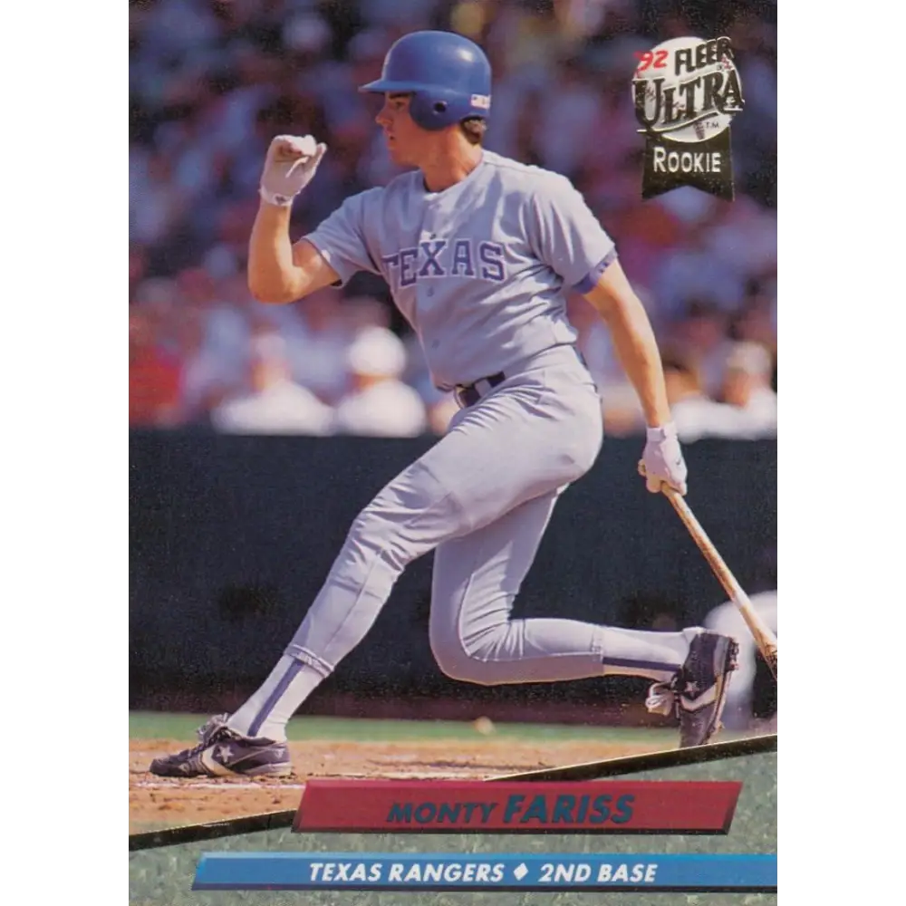 1992 Fleer Ultra #441 Monty Fariss NM-MT Texas Rangers Baseball Card Image 1