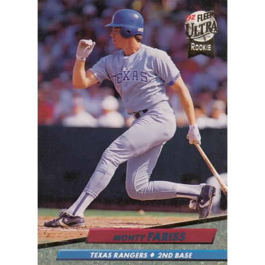 1992 Fleer Ultra #441 Monty Fariss NM-MT Texas Rangers Baseball Card Image 1